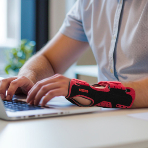 Fixing extended wrist bandage